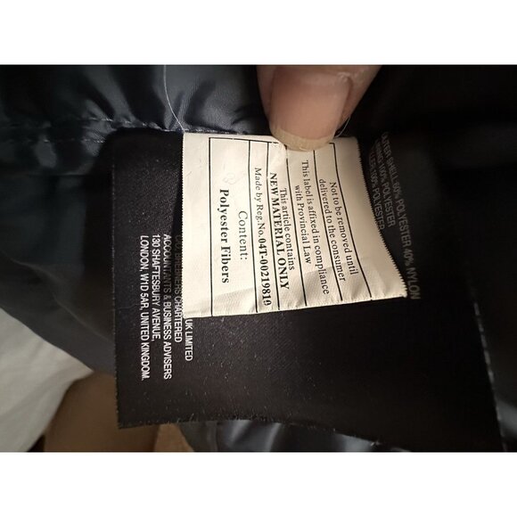 BERNARDO Ladies' Blue Hooded EcoPlume Packable Quilted Puffer Winter Coat Size M - Picture 11 of 14